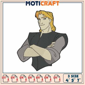 John Smith Embroidery Design - 3 Sizes