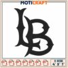 Gothic Initial B Embroidery Design