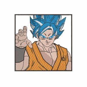Goku Super Saiyan Embroidery Design