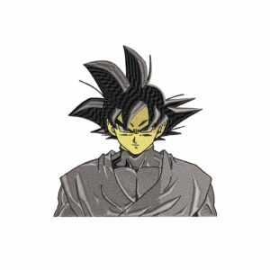Goku Black Embroidery Design