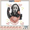 Ghostface Embroidery Design
