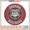 Georgia Bulldogs Embroidery Patch Design