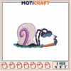 Gary the Snail Embroidery Design