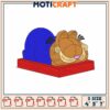 Garfield Sleeping Embroidery Design