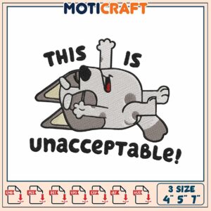 Funny Cat Embroidery Design