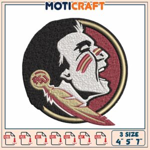Florida State Seminole Embroidery Design