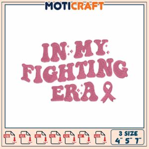 Fighting Era Embroidery Design