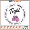 Fight Embroidery Design - 3 Sizes 2 Fight Embroidery Design 3 Sizes