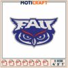 FAU Owl Embroidery Design 3 Sizes 1 FAU Owl Embroidery Design 3 Sizes
