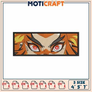 Eye Catching Anime Design Embroidery Patch in Multiple Sizes