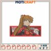 Evangelion Asuka Embroidery Patch - 3 Sizes 2 Evangelion Asuka Embroidery Patch 3 Sizes