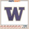 Embroidery Letter W Design 4x5x7 Inches 2 Embroidery Letter W Design 4x5x7 Inches