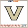 Embroidery Letter V 3 Sizes 4x5x7 Inch 2 Embroidery Letter V 3 Sizes 4x5x7 Inch