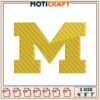 Embroidery Letter M Design 4x7 inch