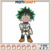 Embroidery Format Character Design Green Hair 3 Sizes Available