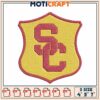 Embroidery Design SC Shield Patch (4x7) 2 Embroidery Design SC Shield Patch (4x7)