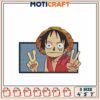 Embroidery Design One Piece Character Luffy 3 Sizes Available 1 Embroidery Design One Piece Character Luffy 3 Sizes Available