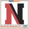 Embroidery Design Letter N 3 Sizes