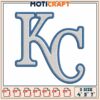 Embroidery Design KC Monogram 4x5x7 inch