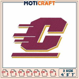 Embroidery Design College Letter C