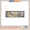 Embroidery Design Angry Eyes Patch (4x7)