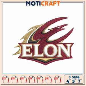 Elon Phoenix Embroidery Design