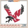 Eastern Washington University Embroidery Design in Three Sizes