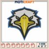 Eagle Head Embroidery Design 3 Sizes