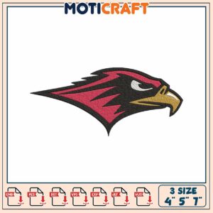 Eagle Head Embroidery Design 4x5x7 Inch