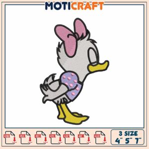 Duckling Embroidery Design 4x5x7 Inch