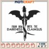 Dragon Embroidery Design From Now Until The Darkness Claims Us