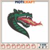 Dragon Embroidery Design File for Unique Custom Projects 4 5 7 Inch