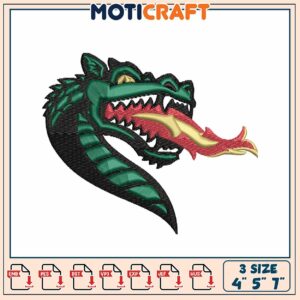 Dragon Embroidery Design 3 Sizes 4x5x7 Inch