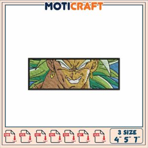Dragon Ball Z Broly Embroidery Patch