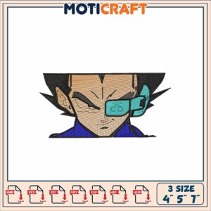 Dragon Ball Inspired Embroidery Design for Craft Projects