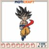 Dragon Ball Character Embroidery Design Available in Three Sizes