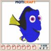 Dory Embroidery Design, 3 Sizes
