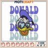 Donald Duck Embroidery Design 4x5x7 Inch