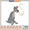 Dog Embroidery Design 4x5x7 Inch