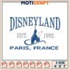 Disneyland Paris Embroidery Design