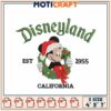 Disneyland Mickey Christmas Embroidery Design