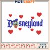 Disneyland Embroidery Design with Heart for Craft Projects