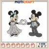 Minnie & Mickey Embroidery Design, 3 Sizes 1 Minnie & Mickey Embroidery Design, 3 Sizes
