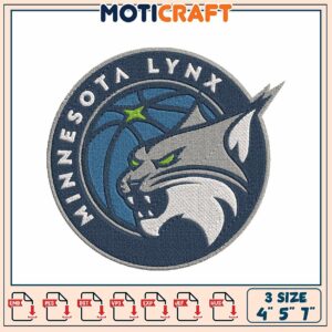 Minnesota Lynx Embroidery Design