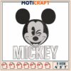 Mickey Mouse Embroidery Design