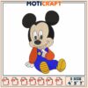 Mickey Mouse Embroidery Design 4x5x7 Inch 1 Mickey Mouse Embroidery Design 4x5x7 Inch