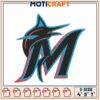 Miami Marlins Embroidery Design 4x5x7 Inch