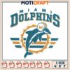 Miami Dolphins Embroidery Design 4x5x7 Inch