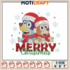 Merry Christmas Puppy Embroidery Design