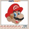 Mario Embroidery Design 4x5x7 Inch Formats